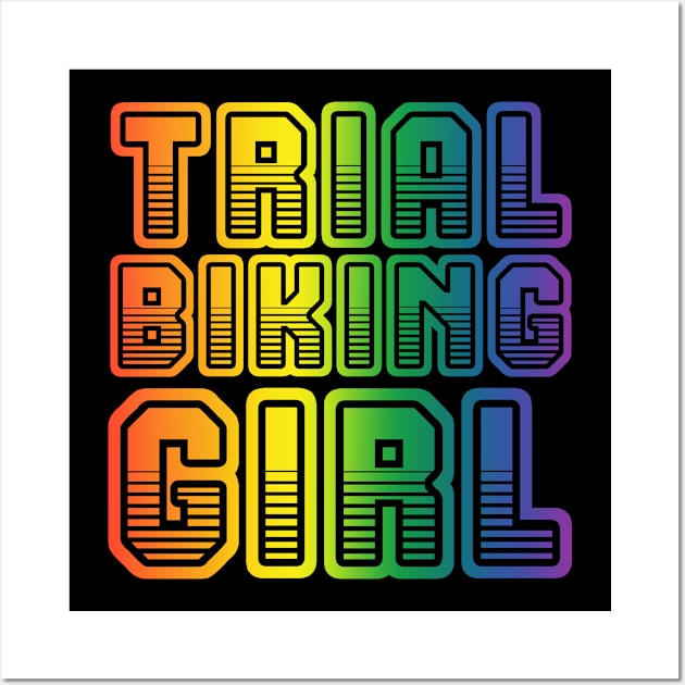 Trial biking . Perfect present for mother dad friend him or her Wall Art by SerenityByAlex